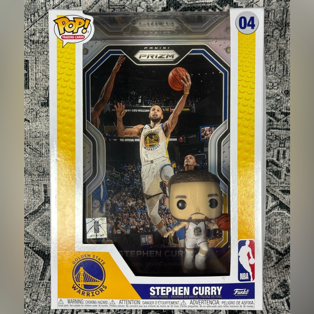 Funko POP! NBA Trading Cards: Golden State‎ Warriors Stephen Curry Vinyl Figure